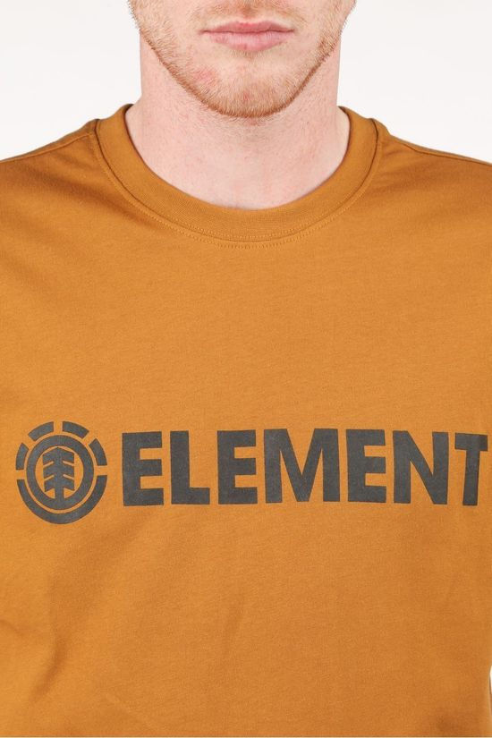 Element T-Shirt Blazin Ss Camel Brown