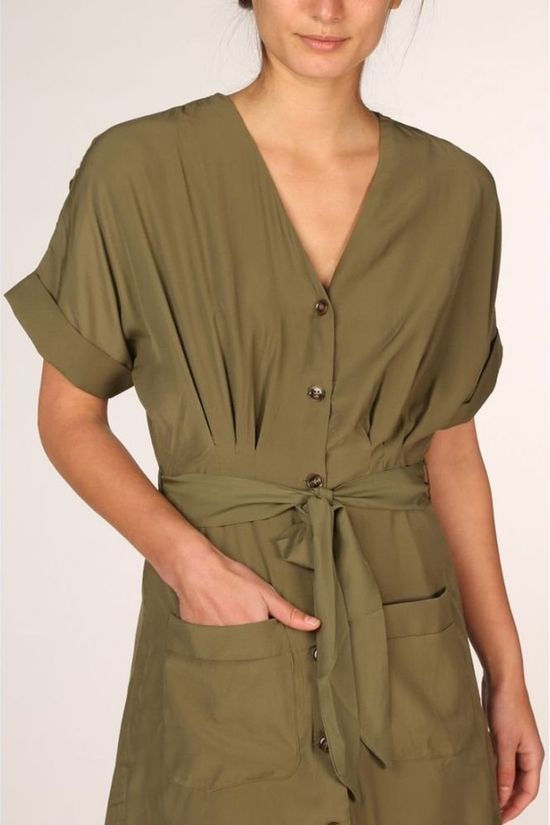 Grace&Mila Robe Alyssa dark khaki