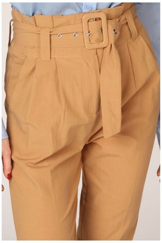 Grace&Mila Pantalon Andrea Camel Brown
