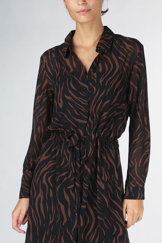 Grace&Mila Robe Bertha Brown/Black