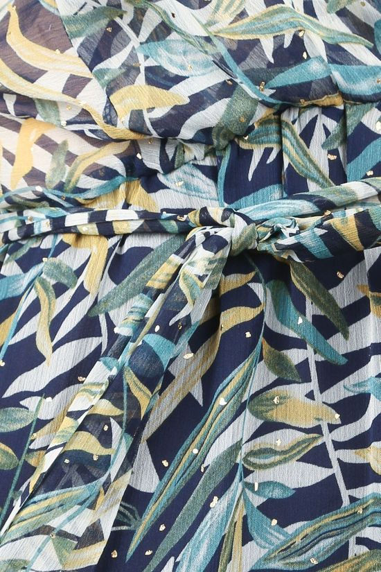 Grace&Mila Robe Cecile Ecru/Green
