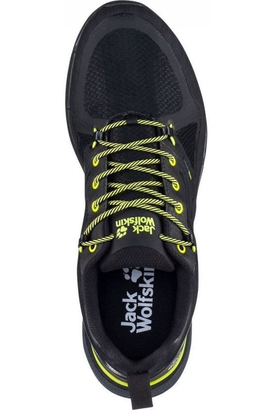 Jack Wolfskin Chaussure Force Striker Texapore Black/Lime Green