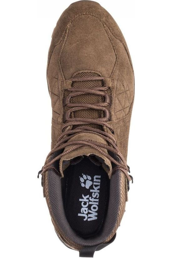 Jack Wolfskin Chaussure Cascade Hike Lt Texapore Mid mid brown