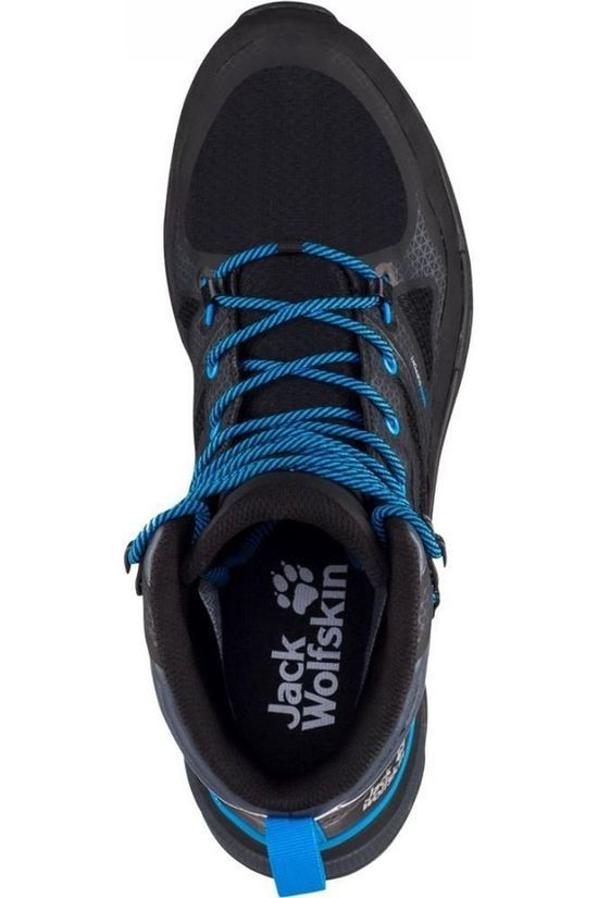 Jack Wolfskin Chaussure Force Striker Texapore Mid Black/Blue