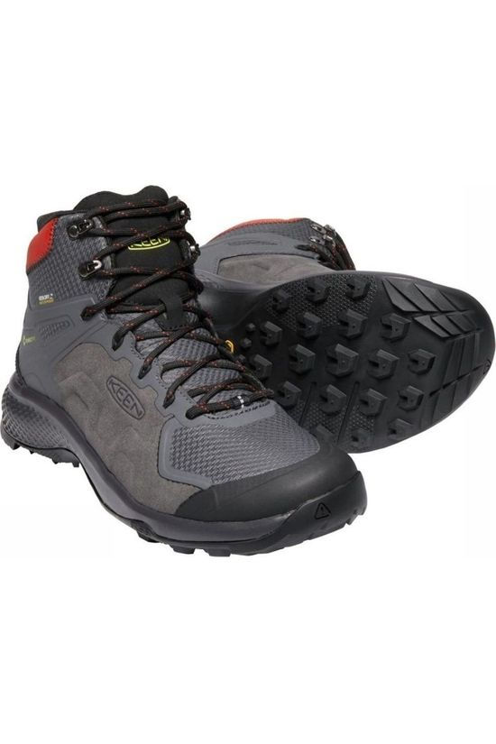 Keen Chaussure Explore Mid WP dark grey/red