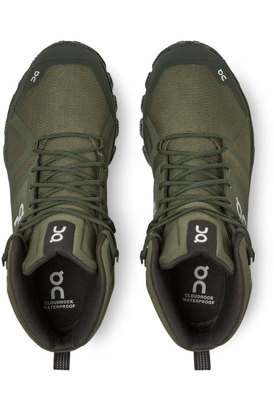 On Running Schoen Cloudrock Waterproof Men Green/Black