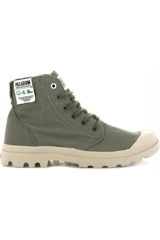 Palladium Chaussure Hi Organic mid green