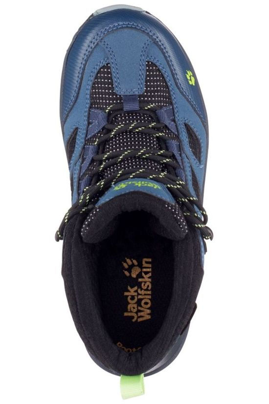 Jack Wolfskin Schoen Vojo Texapore Mid Dark Blue/Lime Green