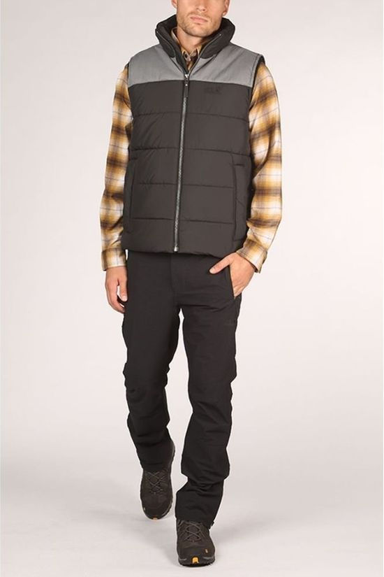 Jack Wolfskin Bodywarmer Lakota Black/Mid Grey