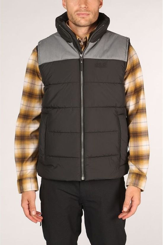 Jack Wolfskin Bodywarmer Lakota Black/Mid Grey