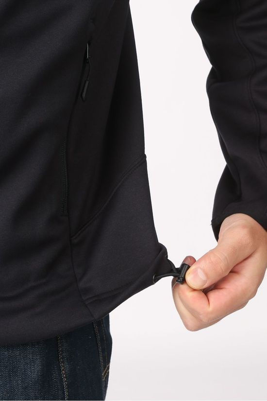 Jack Wolfskin Fleece Hydro Hooded II Black