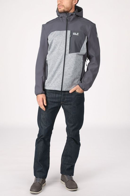 Jack Wolfskin Softshell Sky Peak dark grey/mid grey