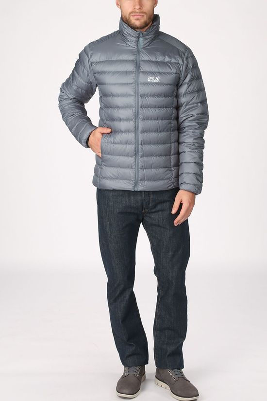 Jack Wolfskin Doudoune JWP Pack And Go! Down M light grey