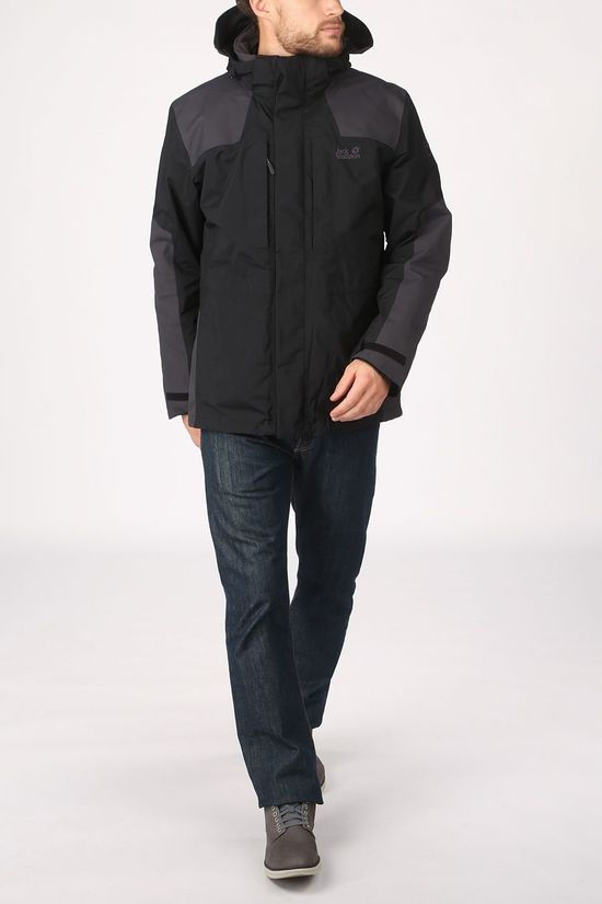 Jack Wolfskin Jas Thorvald 3In1 Black