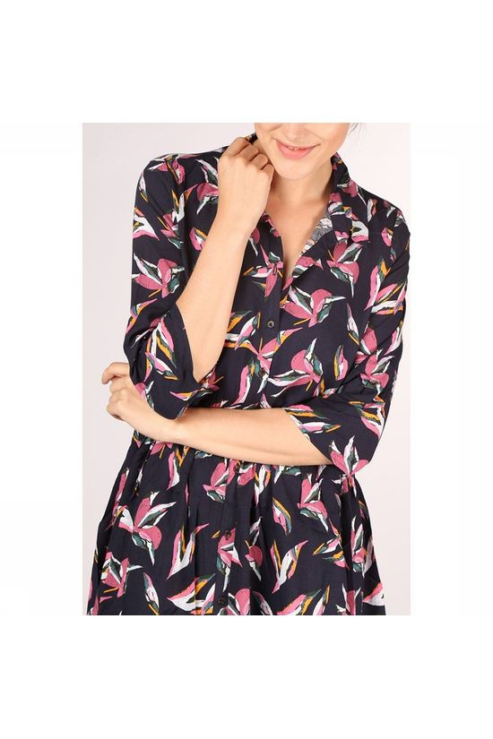 Tom Tailor Denim Robe 1013444 Dark Blue/Ass. Flower