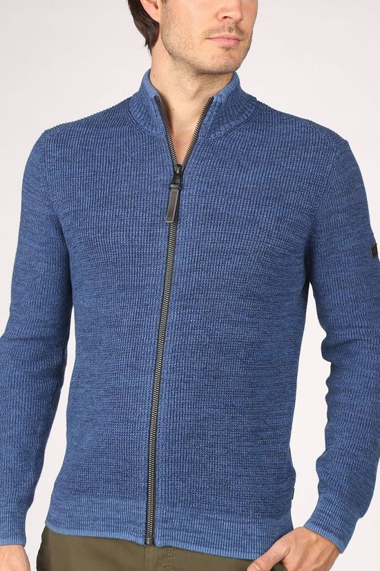 camel active Cardigan 4095194K19 mid blue