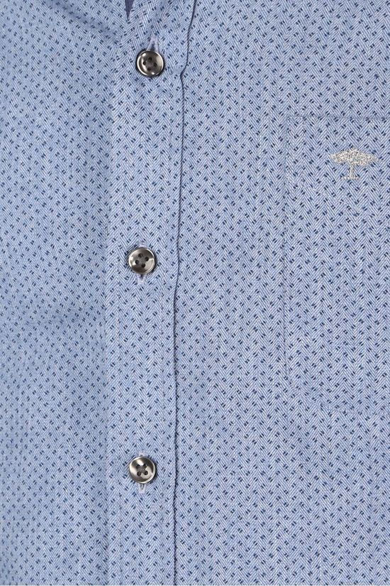 Fynch-Hatton Hemd 1220 6070 Blue (Jeans)/Ass. Geometric