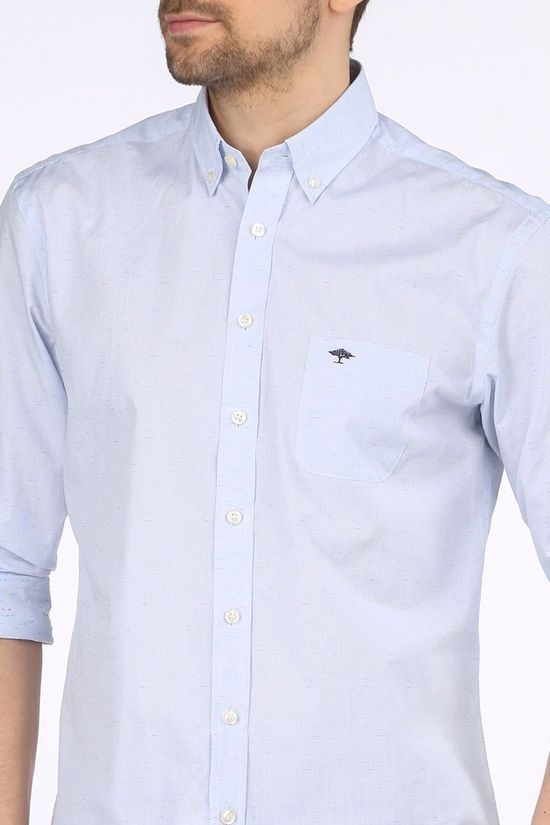 Fynch-Hatton Hemd 11218050 Light Blue/Ass. Geometric