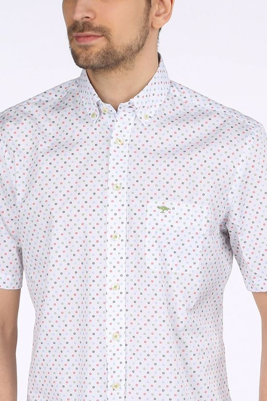 Fynch-Hatton Hemd 11218001 White/Ass. Geometric