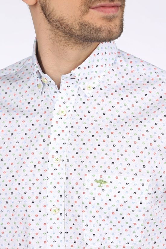 Fynch-Hatton Hemd 11218001 White/Ass. Geometric