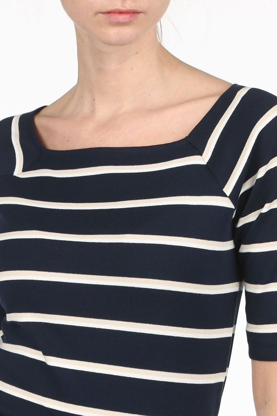 Tom Tailor T-Shirt 1020420 Navy Blue/White