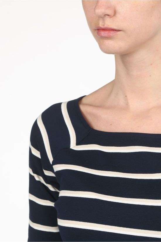 Tom Tailor T-Shirt 1020420 Navy Blue/White