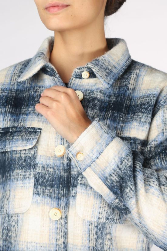 Tom Tailor Blazer 1020982 Blue/Ecru