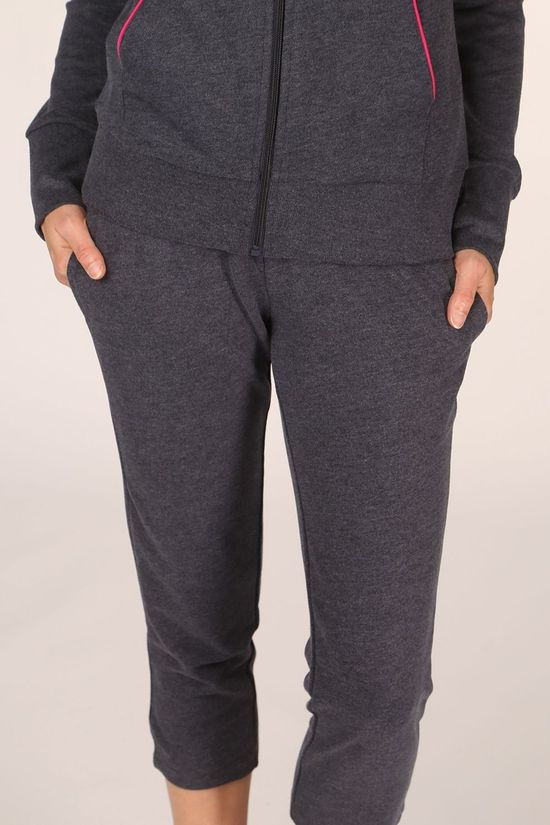 Esprit Joggingbroek 7/8 Melee Dark Grey Marle/Fuchsia