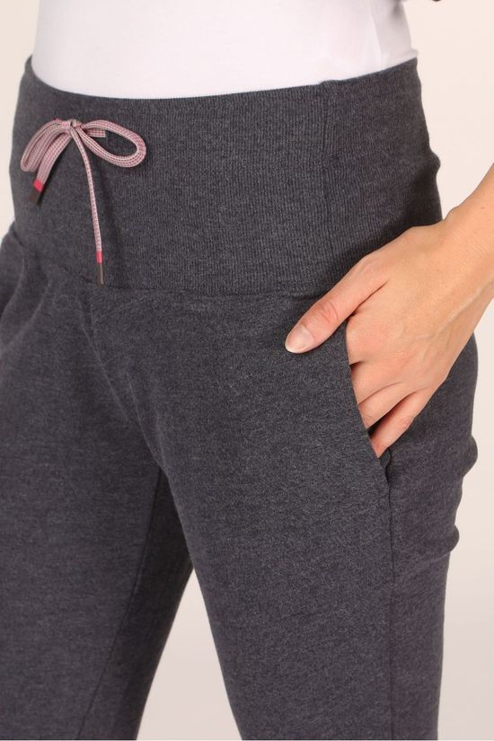 Esprit Joggingbroek 7/8 Melee Dark Grey Marle/Fuchsia