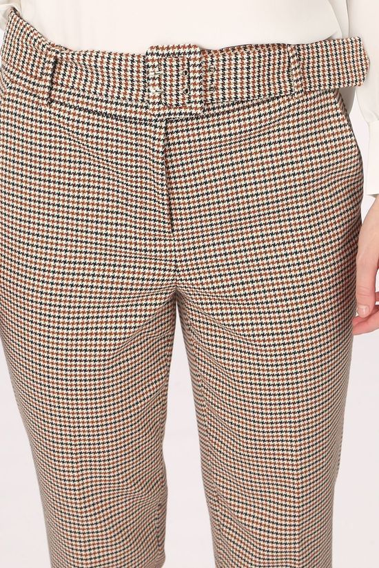 Esprit Broek 090Eo1B312 Sand Brown/Bordeaux / Maroon