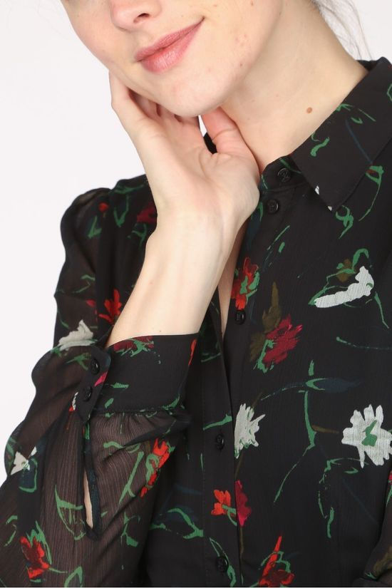 Esprit Robe 110Ee1E310 Black/Dark Red