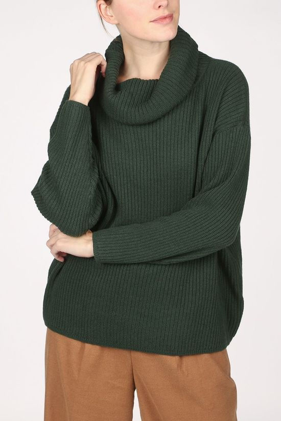 Esprit Pull 100Ee1I321 dark green