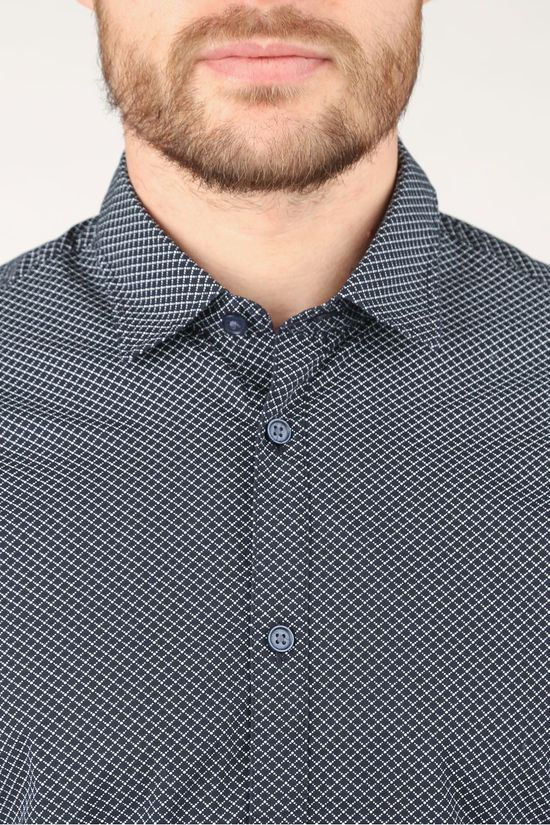 Esprit Hemd 120Ee2F305 Dark Blue/Ass. Geometric