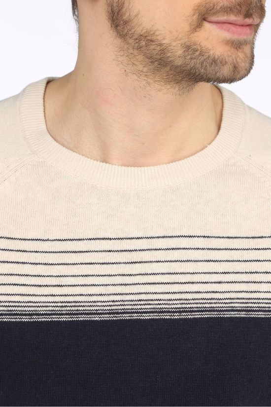 Esprit Pull 031Ee2I302 Beige/Dark Blue