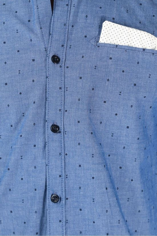 Tom Tailor Chemise 1021433 Blue (Jeans)/Ass. Geometric