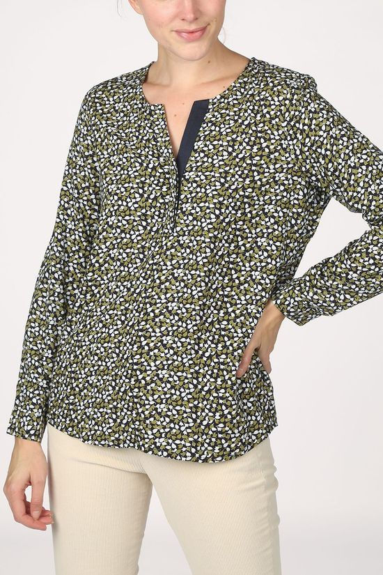 Tom Tailor Blouse 1021097 Green/Navy Blue