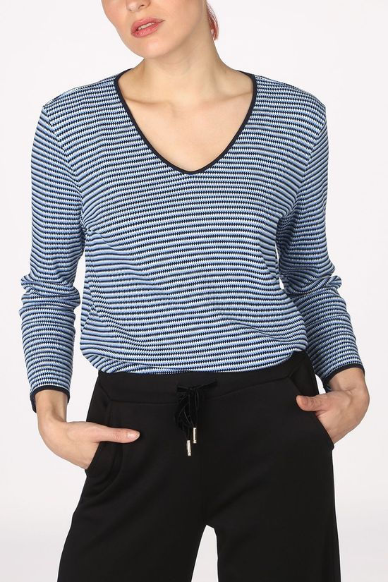 Tom Tailor T-Shirt 1022681 dark blue/light blue