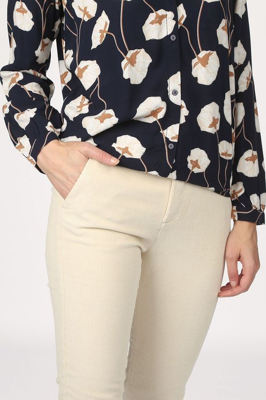 Tom Tailor Broek 1021934 Ecru