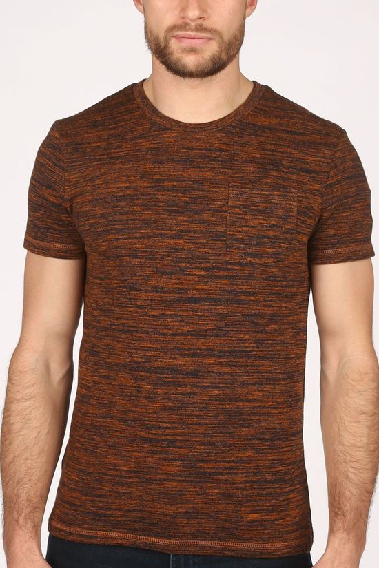 Tom Tailor T-Shirt 1022220 dark yellow/dark blue