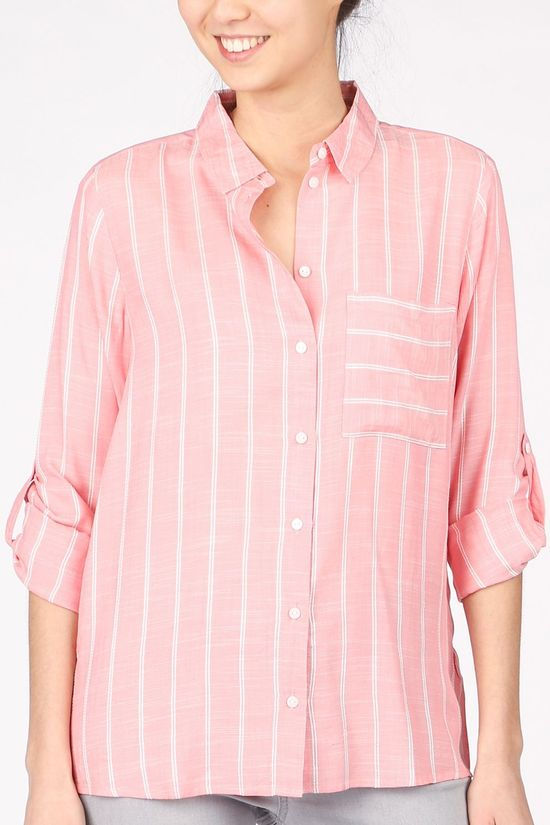 Tom Tailor Hemd 1024059 mid pink