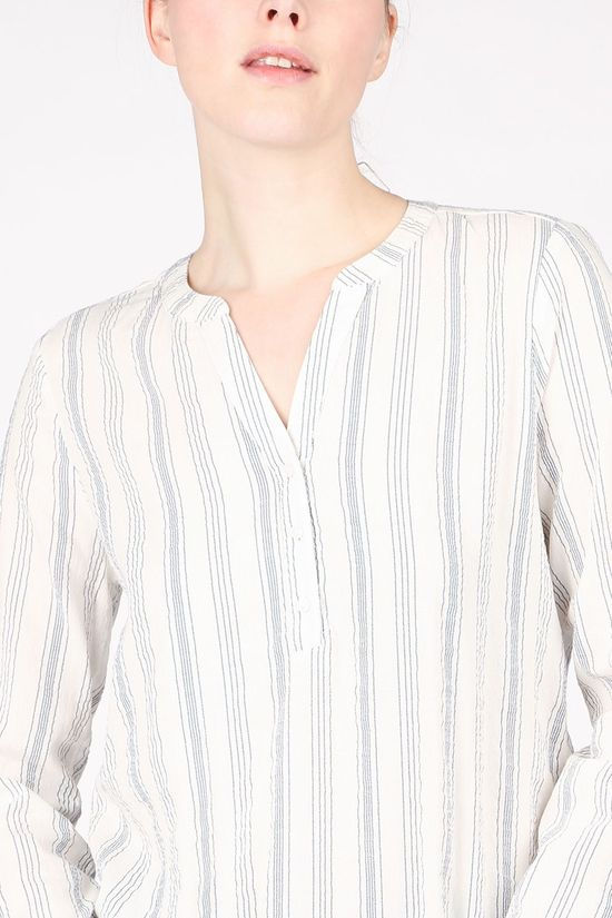 Tom Tailor Blouse 1024140 Off White/Navy Blue