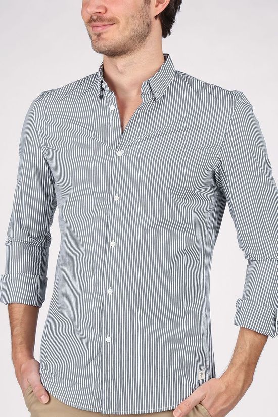 Tom Tailor Chemise 1023837 white/dark blue