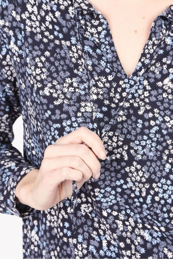 Tom Tailor Blouse 1023984 Navy Blue/Light Blue