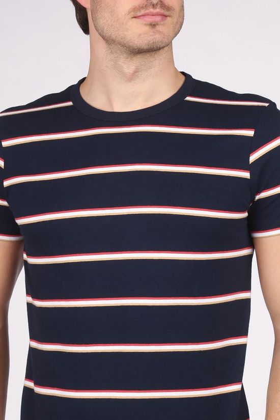 Tom Tailor T-Shirt 1023832 dark blue/white
