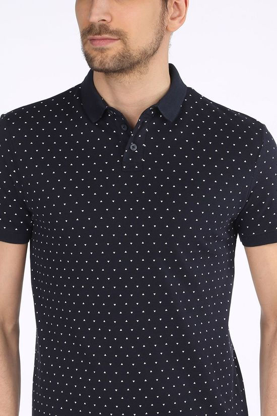 Tom Tailor Polo 1026298 Dark Blue/Ass. Geometric
