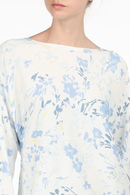 Tom Tailor Pull 1024795 Off White/Navy Blue