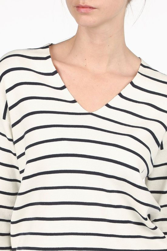 Tom Tailor Pull 1024800 White/Navy Blue