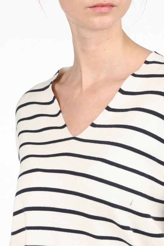 Tom Tailor Pull 1024800 White/Navy Blue