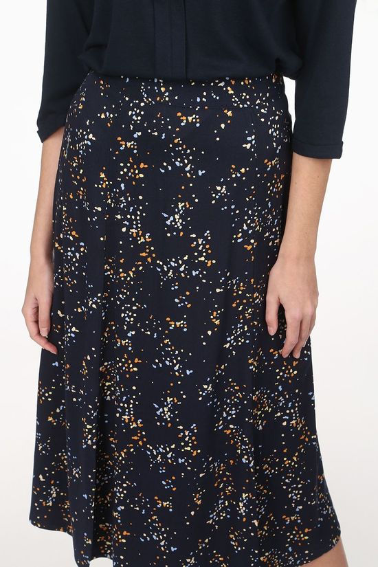Tom Tailor Rok 1024825 Navy Blue/Camel Brown
