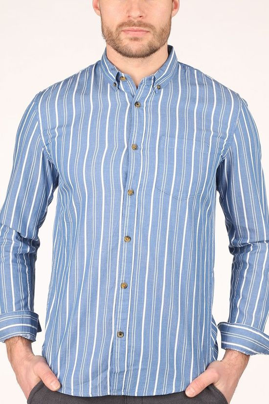 Tom Tailor Chemise 1024716 dark blue/white